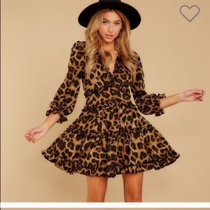 Leopard print dress from Red Dress